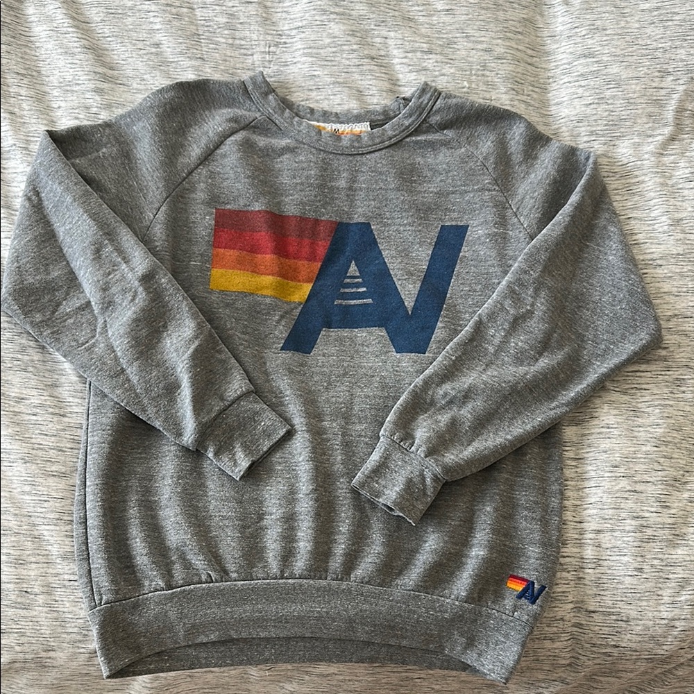Gray Aviator Nation Crewneck